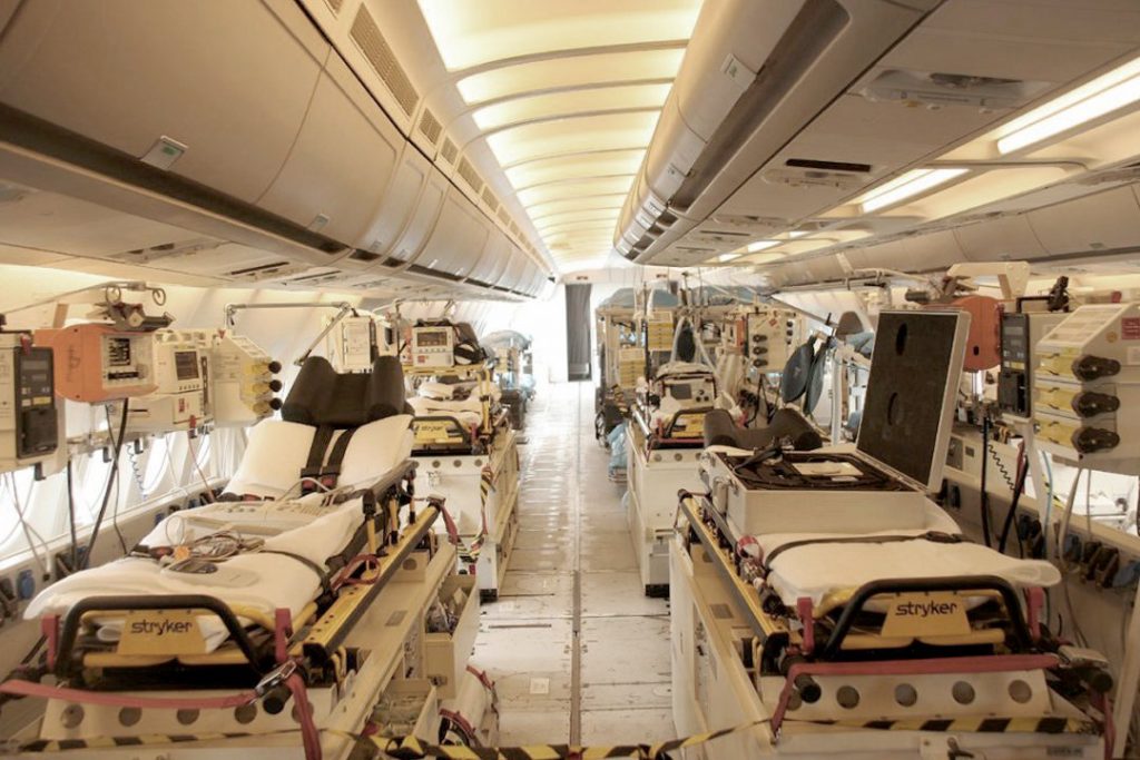 Ambulância Aérea Evacuação Médica De Emergência